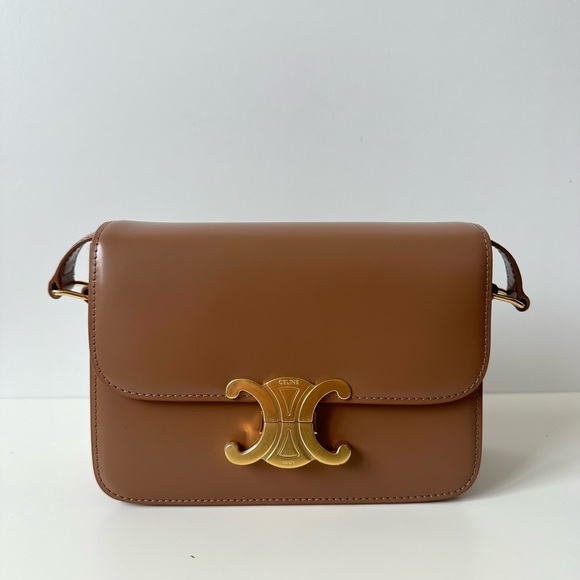 Celine Triomphe Teen in Bronze - Picture 3 of 10